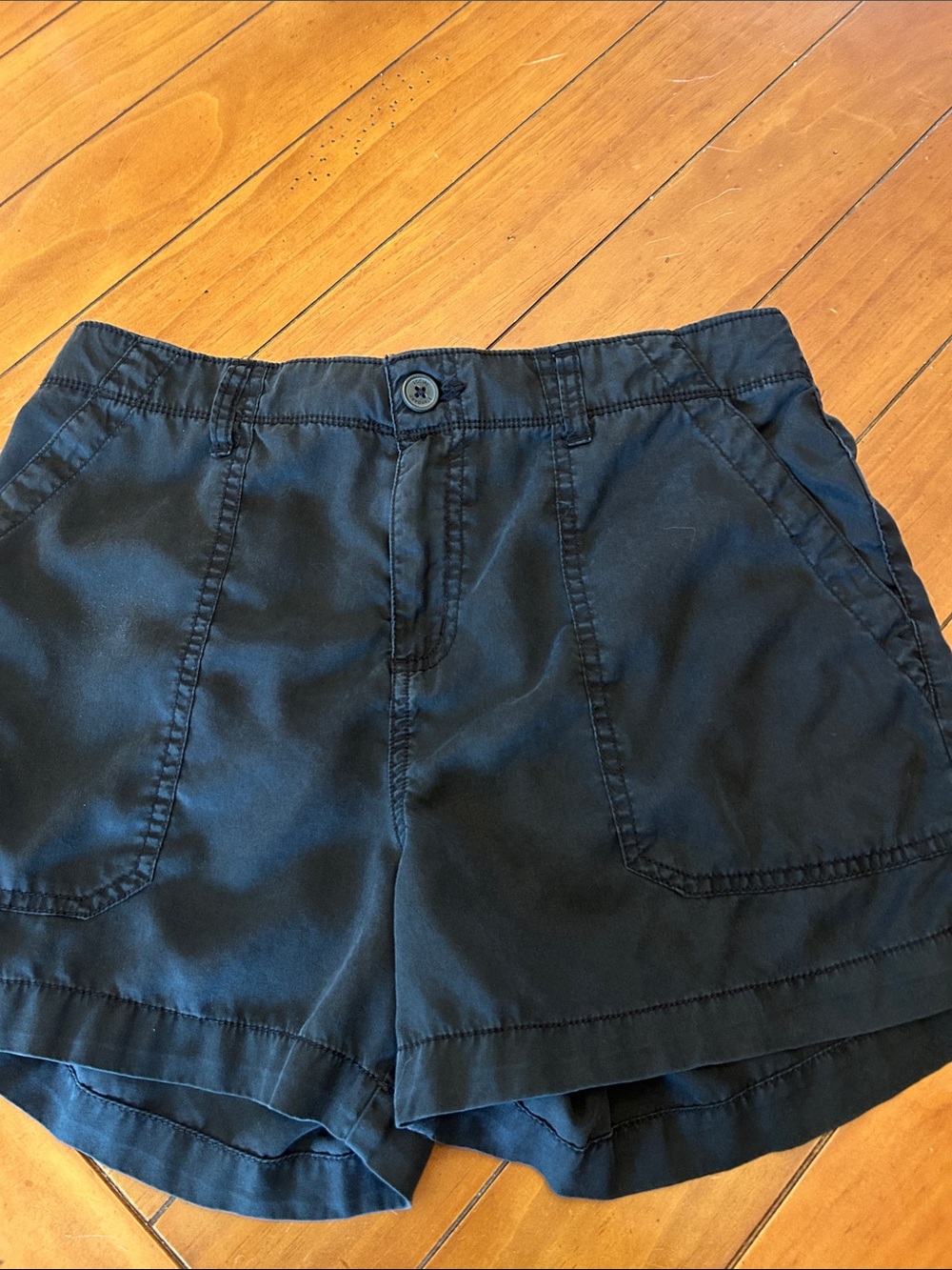 Social Standard by Sanctuary High-Rise Black Utility Shorts Size 31